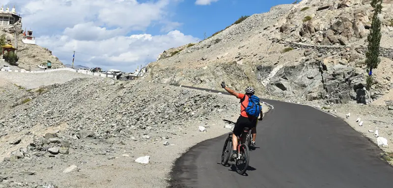 Mountain Biking Over High Passes gallery image